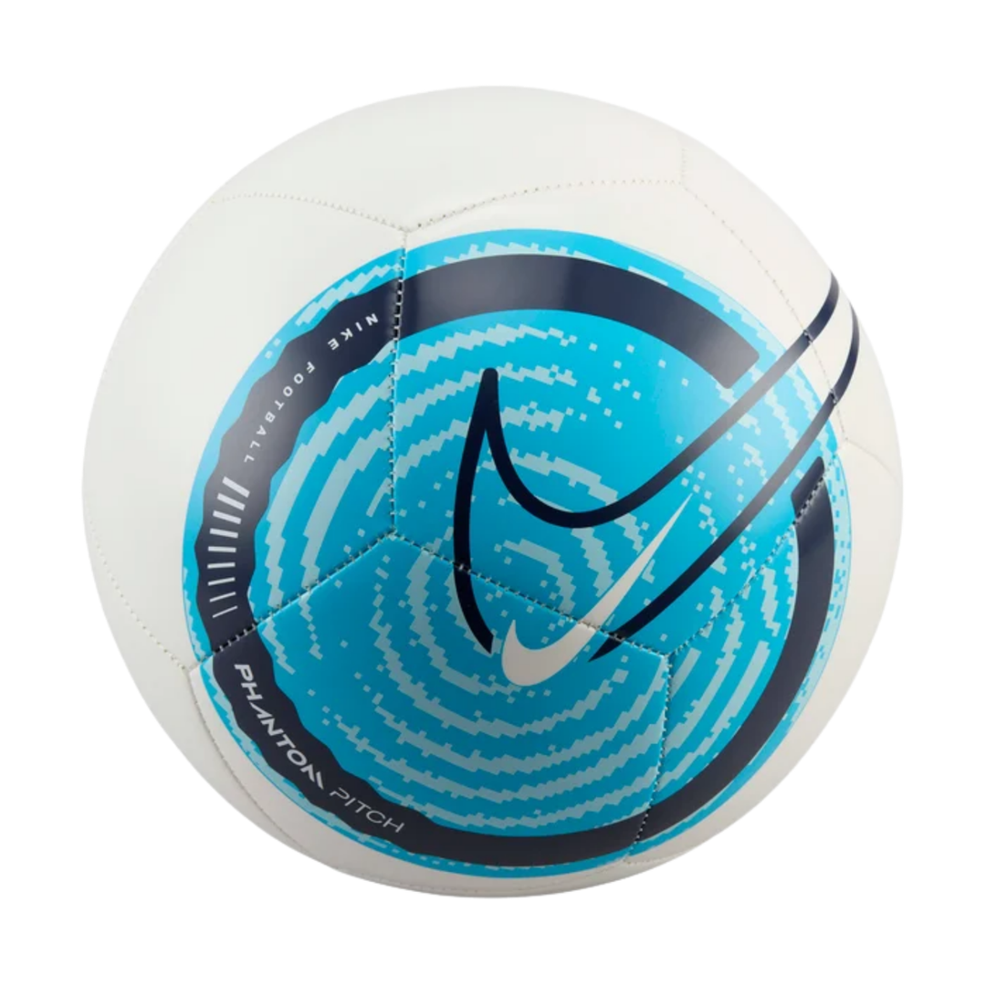 Nike Phantom Ball - White/Blue Fury/Blackened Blue