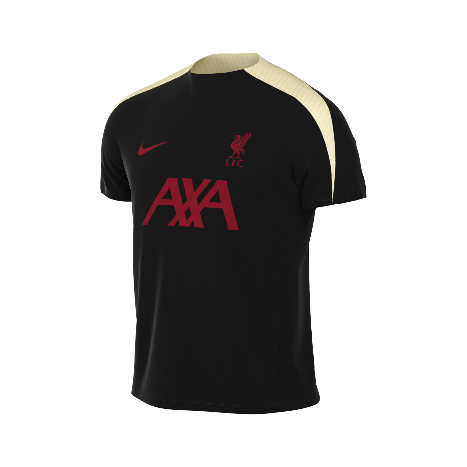 Liverpool FC Strike T-Shirt Black Coconut Milk – NUMBER 10