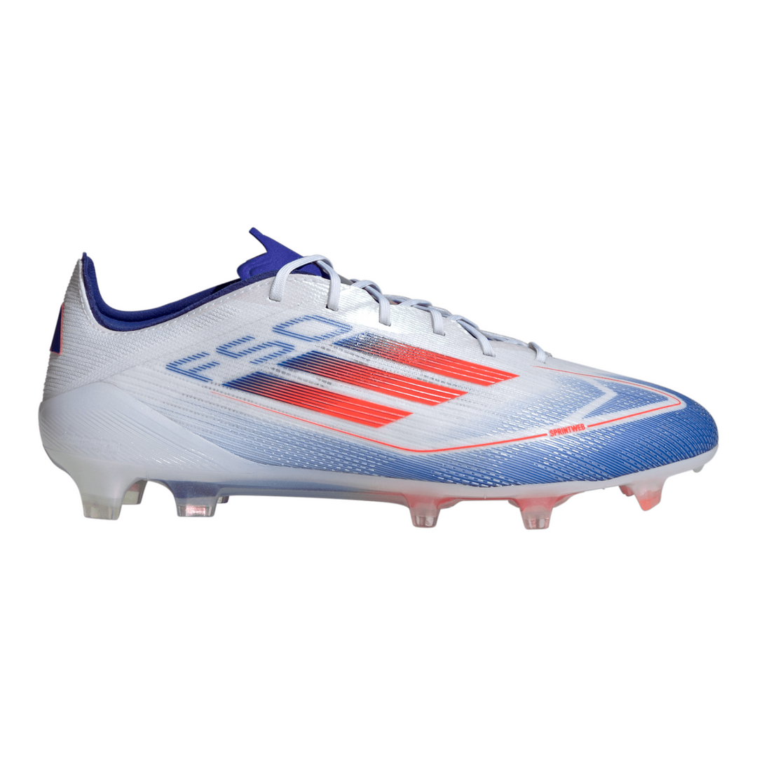 F50 Elite FG - White/Solar Red/Lucid Blue - adidas - NUMBER 10