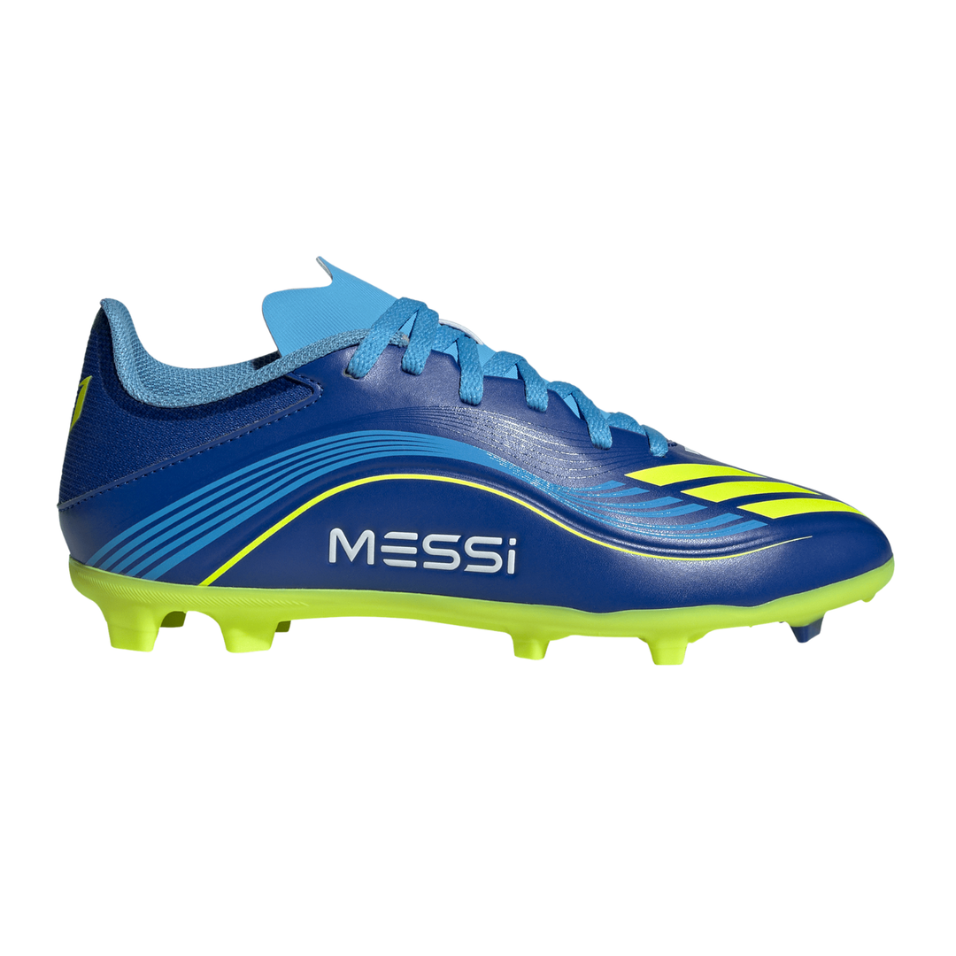 Kids Messi F50 League FG/MG - Royal Blue/Solar Yellow/Semi Blue Burst by adidas at NUMBER 10 - Buy Now!