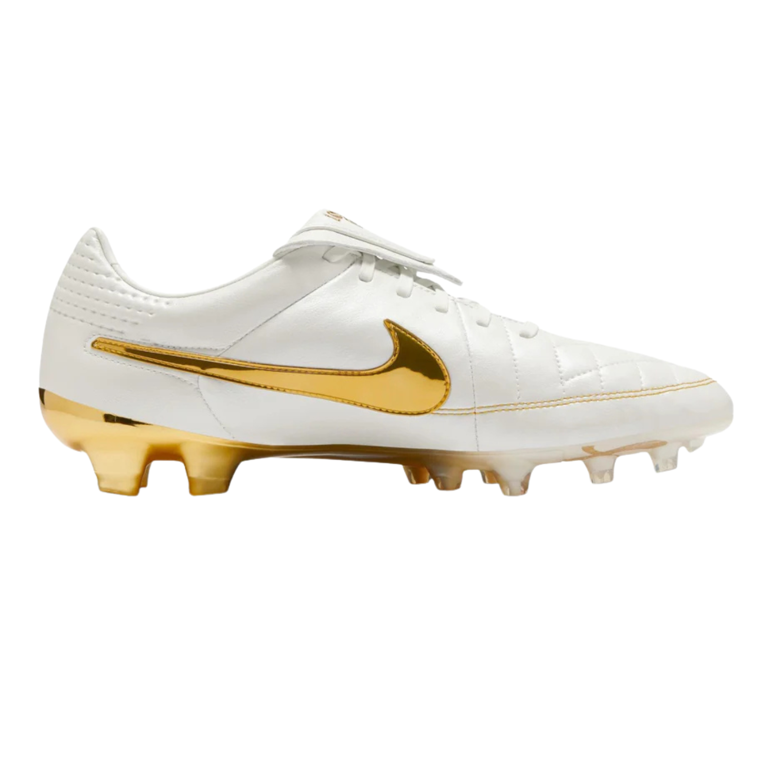 gold nike tiempo