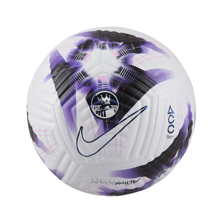 Premier League Flight Ball 23/24 - White/Fierce Purple/White - Nike - NUMBER 10