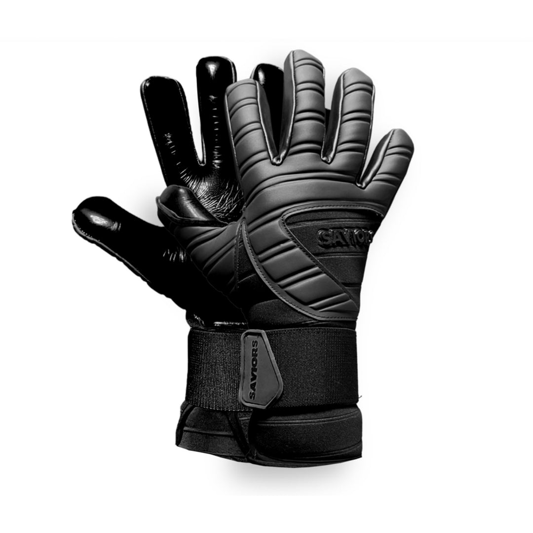 Saviors GK Gloves - Black/Black - Saviors - NUMBER 10