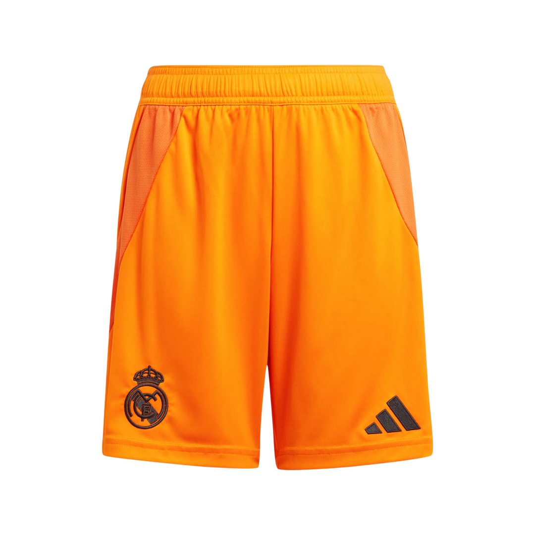 Real Madrid Youth Away Shorts 24/25 by adidas at NUMBER 10 - Buy Now!