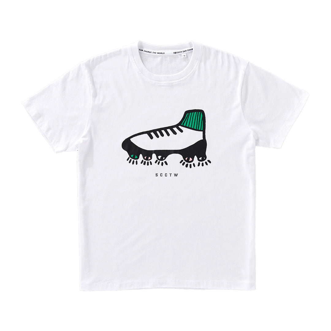 Boot T-Shirt White - PARK Football - NUMBER 10