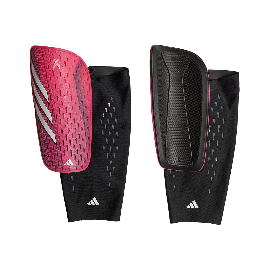 X SG Pro Shinpads - Black/Pink/White - adidas - NUMBER 10