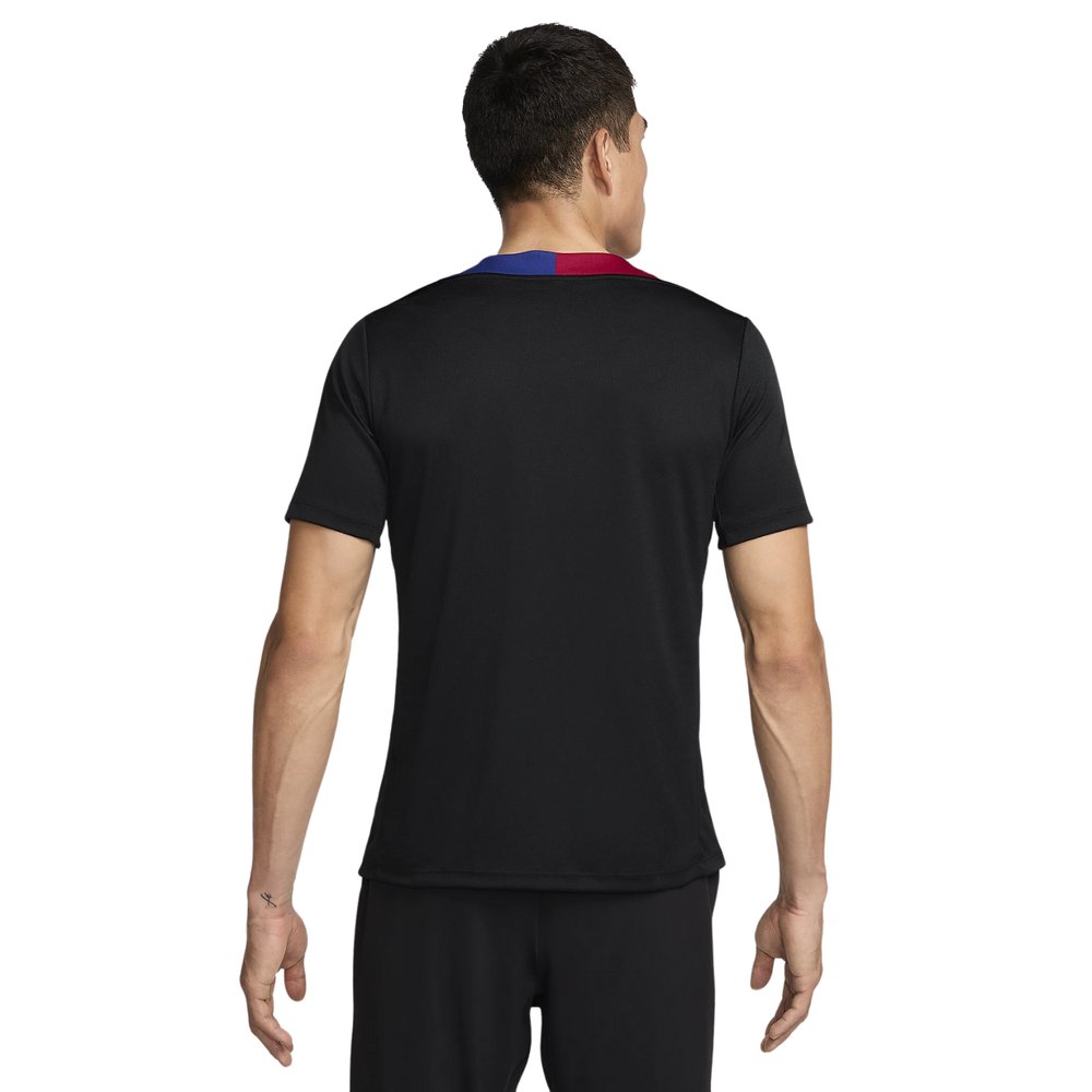 FC Barcelona Strike Shirt 24/25 - Black/Noble Red/Deep Royal Blue/Light Orewood Brown by Nike at NUMBER 10 - Buy Now!
