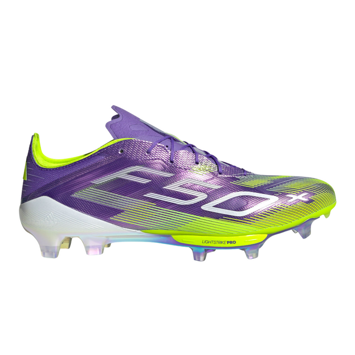F50+ FG - Purple Rush/Cloud White/Lucid Lemon by adidas at NUMBER 10 - Buy Now!