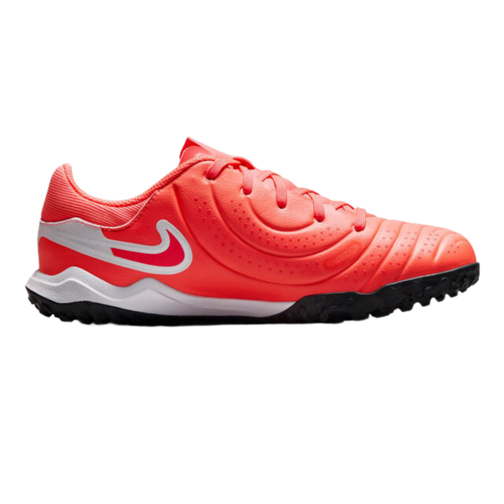 Jr Legend 10 Academy TF - Hot Lava/White by Nike at NUMBER 10 - Buy Now!