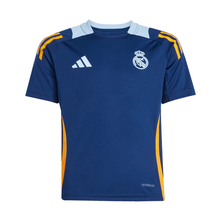 Real Madrid Youth Tiro Competition Training Shirt 24/25 - Team Navy Blue 2/Crew Orange/Glow Blue