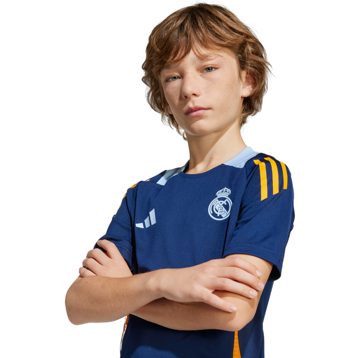 Real Madrid Youth Tiro Competition Training Shirt 24/25 - Team Navy Blue 2/Crew Orange/Glow Blue