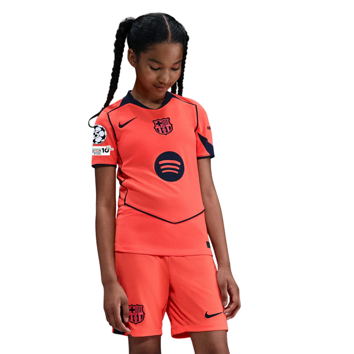 FC Barcelona Youth Third Shirt 25/26 by Nike at NUMBER 10 - Buy Now!