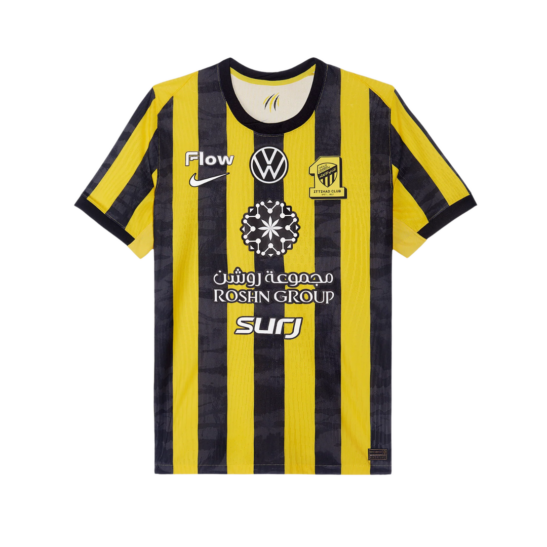 Al Ittihad Match Home Shirt 25/26 by Nike at NUMBER 10 - Buy Now!