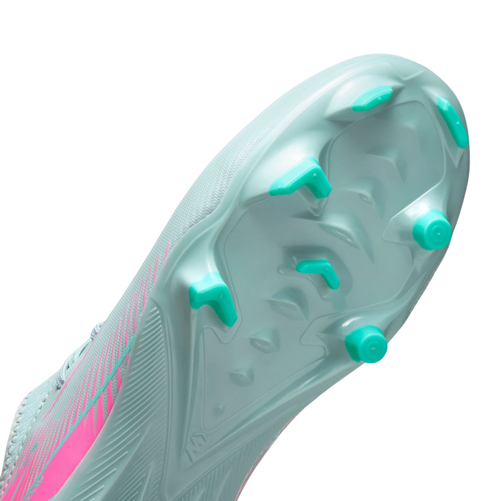 Jr Zoom Vapor 16 Academy FG/MG - Ocean Cube/Pink Blast by Nike at NUMBER 10 - Buy Now!