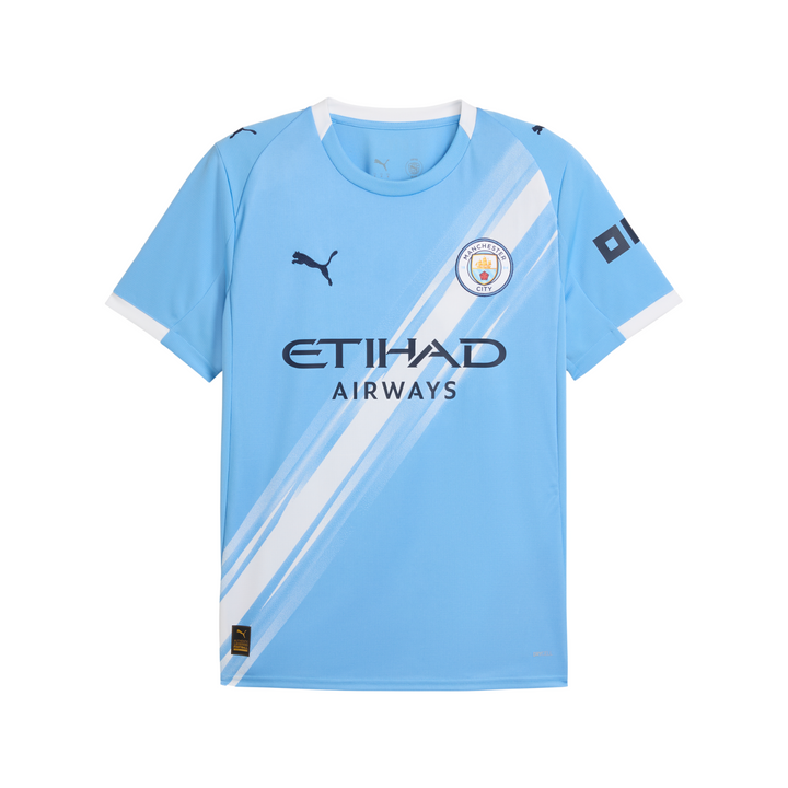 Manchester City Stadium Home Shirt 25/26 by Puma at NUMBER 10 - Buy Now!