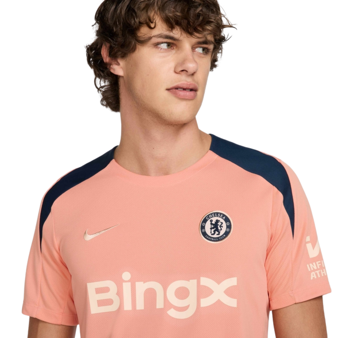 Chelsea Strike Shirt 24/25 - Apricot Agate/Obsidian/Guava Ice