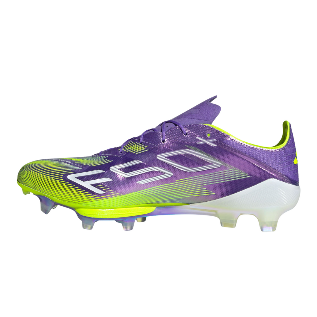 F50+ FG - Purple Rush/Cloud White/Lucid Lemon by adidas at NUMBER 10 - Buy Now!