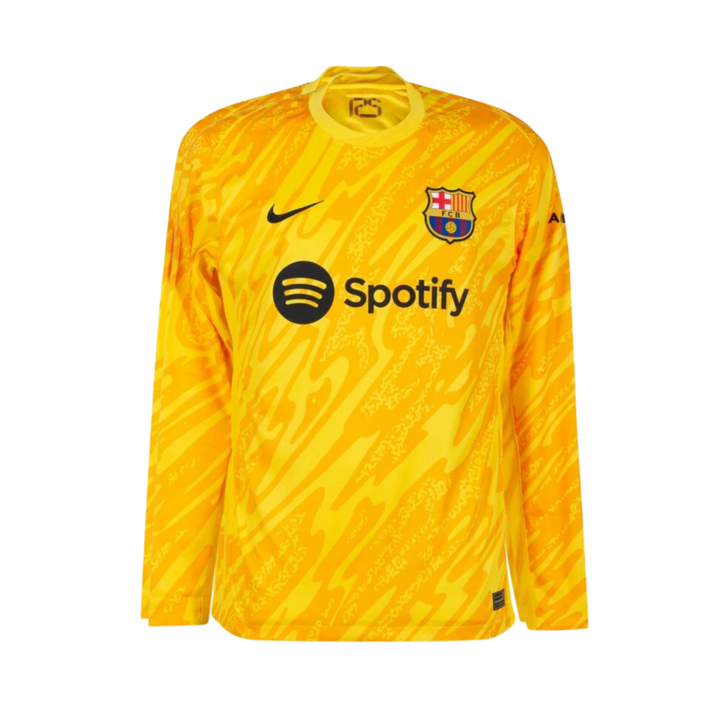 FC Barcelona Stadium Goalkeeper L/S Shirt 24/25 - Tour Yellow/Tour Yellow/University Gold