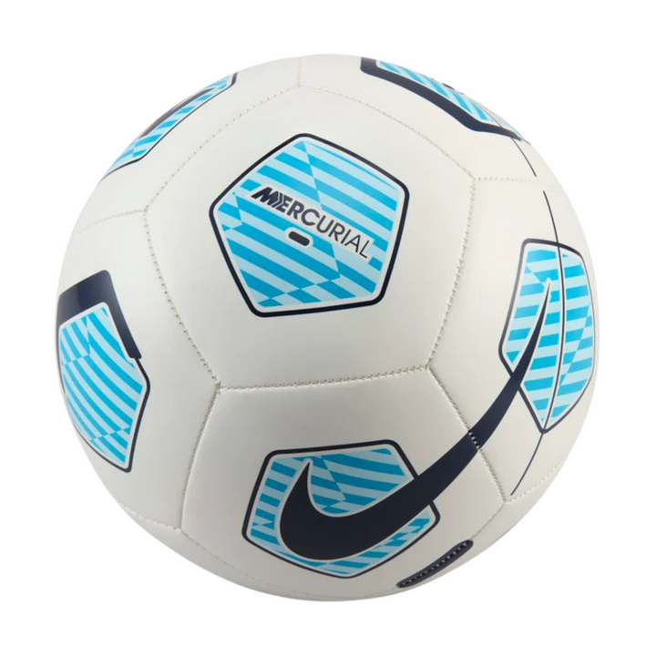 Mercurial Fade Ball - White/Blue Fury/Blackened Blue