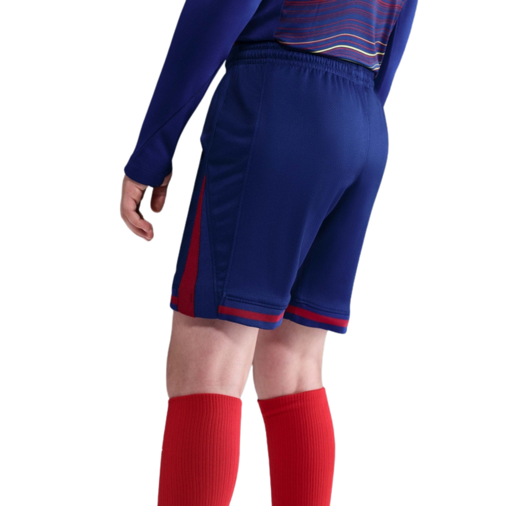 FC Barcelona Youth Home Shorts 25/26 by Nike at NUMBER 10 - Buy Now!