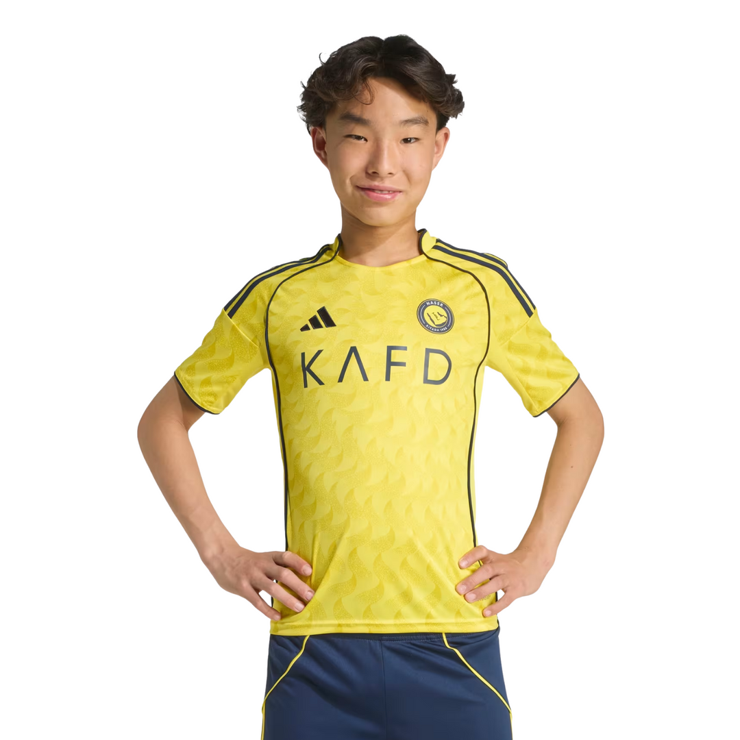 Al Nassr Youth Home Shirt 25/26 - Ronaldo by adidas at NUMBER 10 - Buy Now!