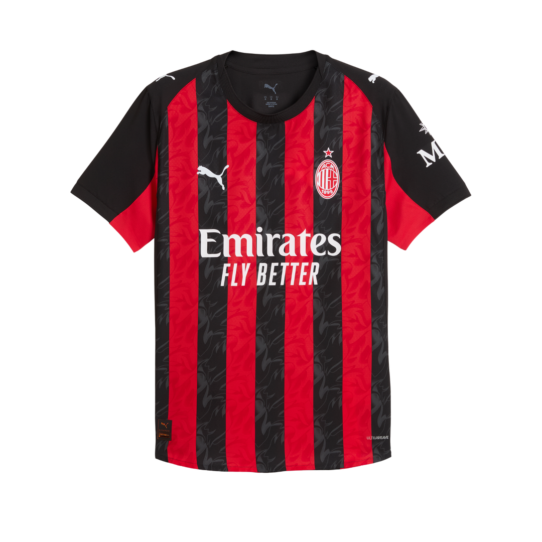 AC Milan Authentic Home Shirt 25/26 by Puma at NUMBER 10 - Buy Now!