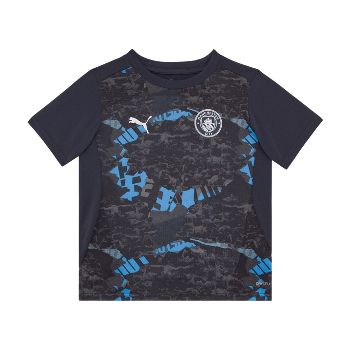 Manchester City Youth Pre-Match Shirt 24/25 - Strong Gray/Cool Light Gray by Puma at NUMBER 10 - Buy Now!