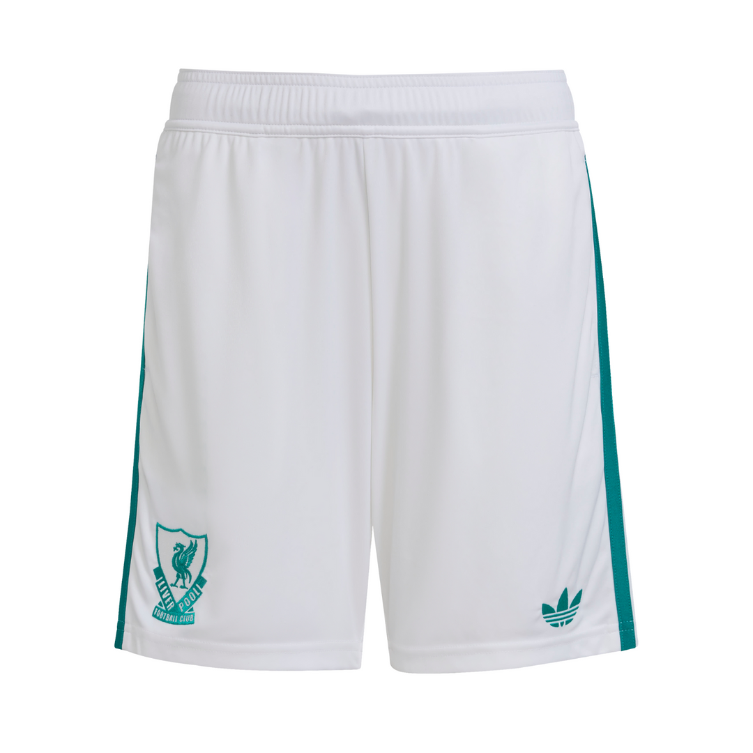 Liverpool Youth Third Shorts 25/26 by adidas at NUMBER 10 - Buy Now!