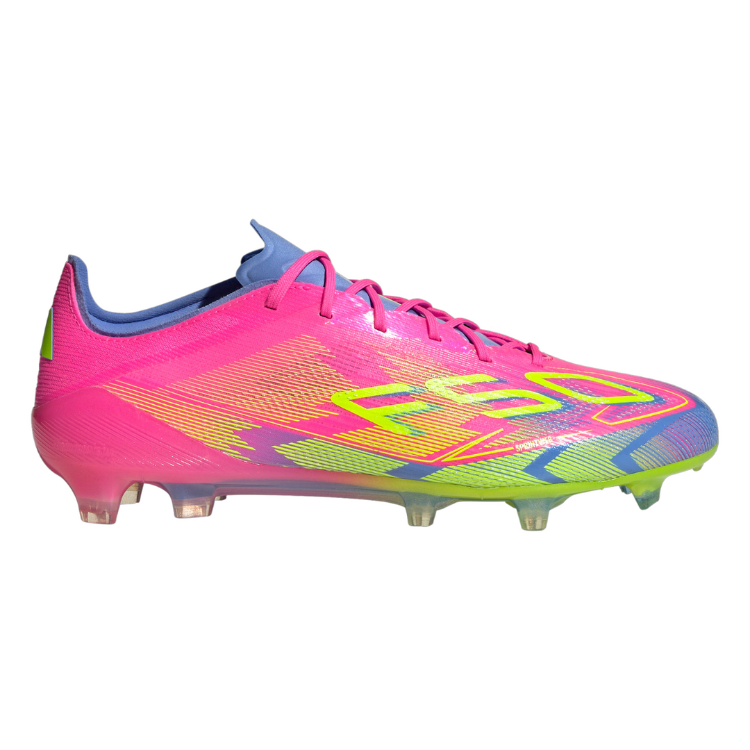 F50 Elite FG - Lucid Pink/Lucid Lemon/Blue Fusion by adidas at NUMBER 10 - Buy Now!