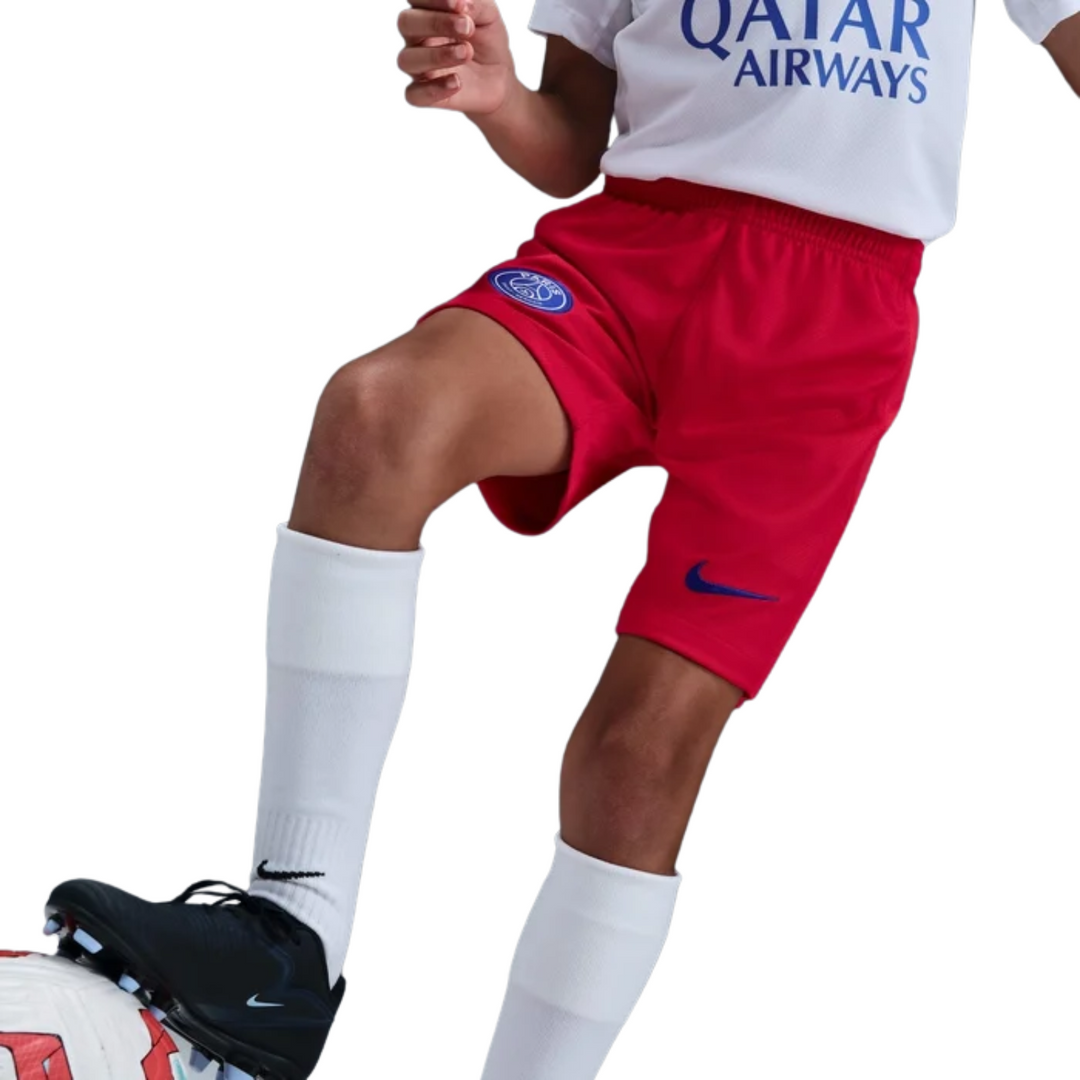 Paris Saint Germain Youth Third Shorts 25/26 by Nike at NUMBER 10 - Buy Now!