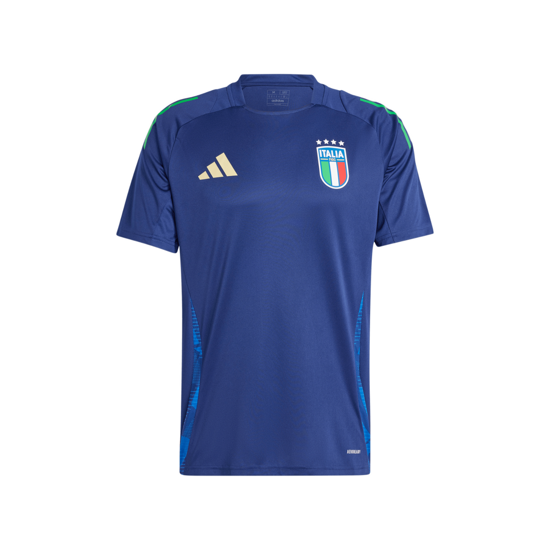 Italy Training Shirt 24/25 - Night Sky - adidas - NUMBER 10