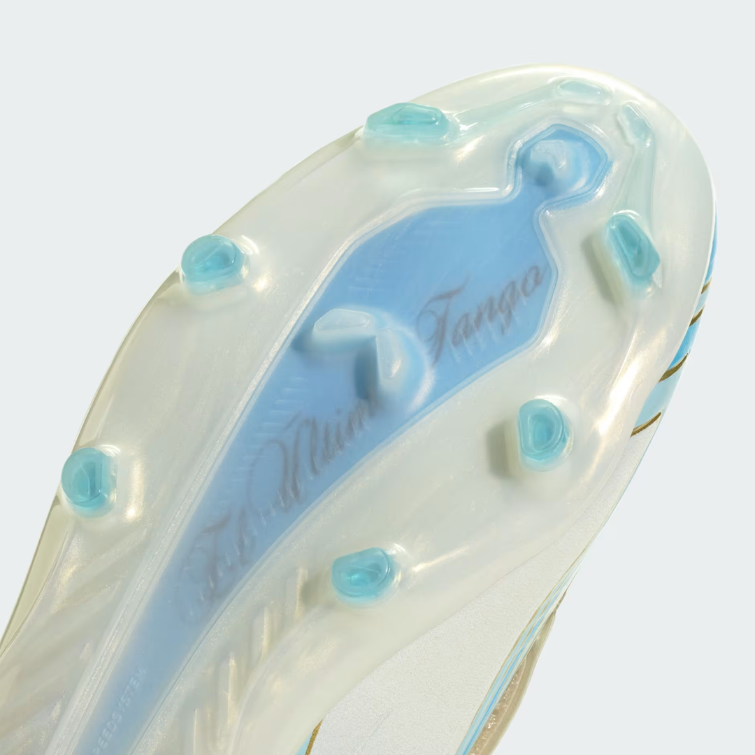 Kids F50 Messi Elite FG - Ivory / Semi Blue Burst / Icey Blue