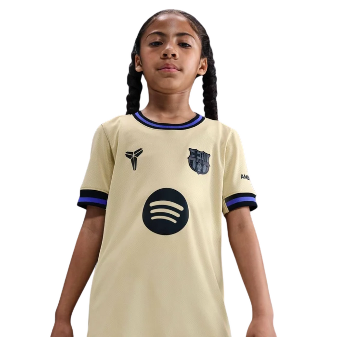 FC Barcelona Youth Away Shirt 25/26 by Nike at NUMBER 10 - Buy Now!
