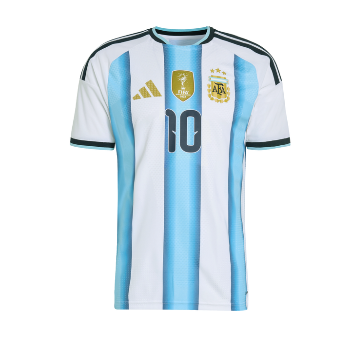 Argentina Authentic Home Messi Shirt 26