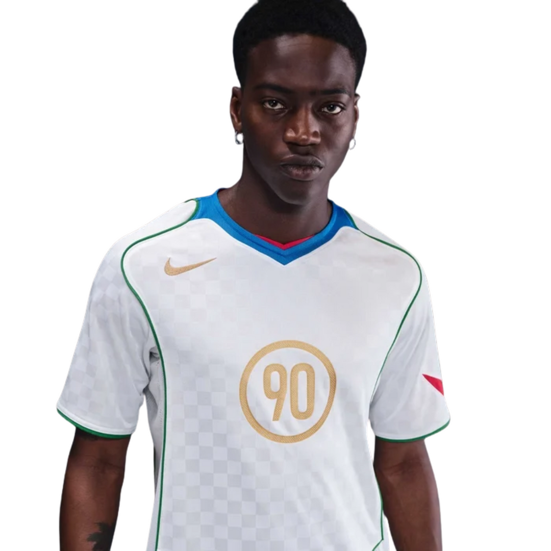 Total 90 Shirt - White/Italy Blue/Sport Red/Metallic Gold