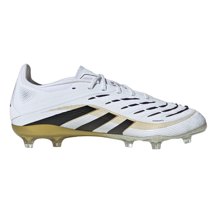 Kids Predator Elite FG - White/Core Black/Gold Metallic
