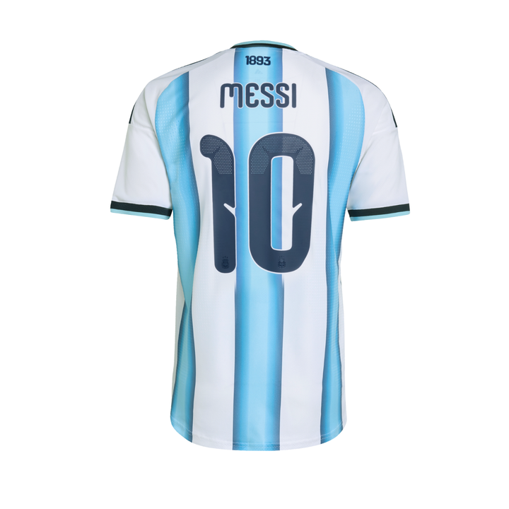 Argentina Authentic Home Messi Shirt 26