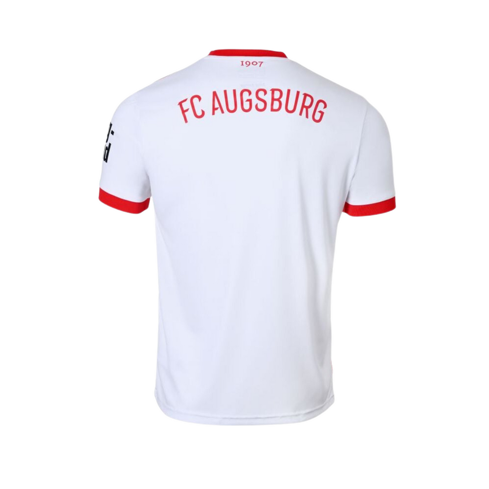 Augsburg Stadium Home Shirt 25/26 by Mizuno at NUMBER 10 - Buy Now!