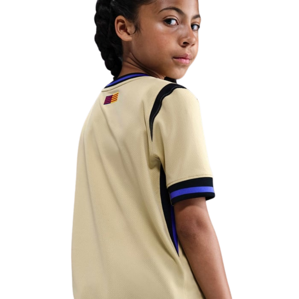 FC Barcelona Youth Away Shirt 25/26 by Nike at NUMBER 10 - Buy Now!