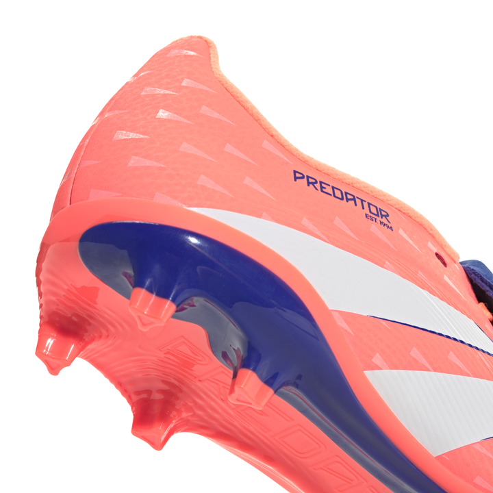 Kids Predator League FT FG/MG - Signal Coral/Cloud White/Beam Orange