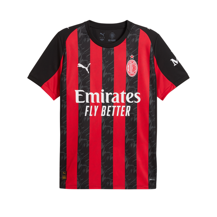 AC Milan Stadium Home Shirt 25/26 by Puma at NUMBER 10 - Buy Now!