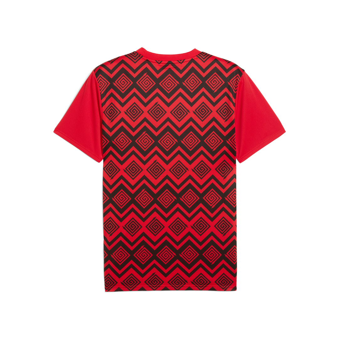 Egypt Pre-Match Shirt 25/26 - Red/Black by Puma at NUMBER 10 - Buy Now!