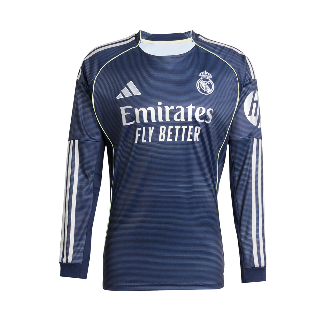 Real Madrid L/S Stadium Away Shirt 25/26 by adidas at NUMBER 10 - Buy Now!