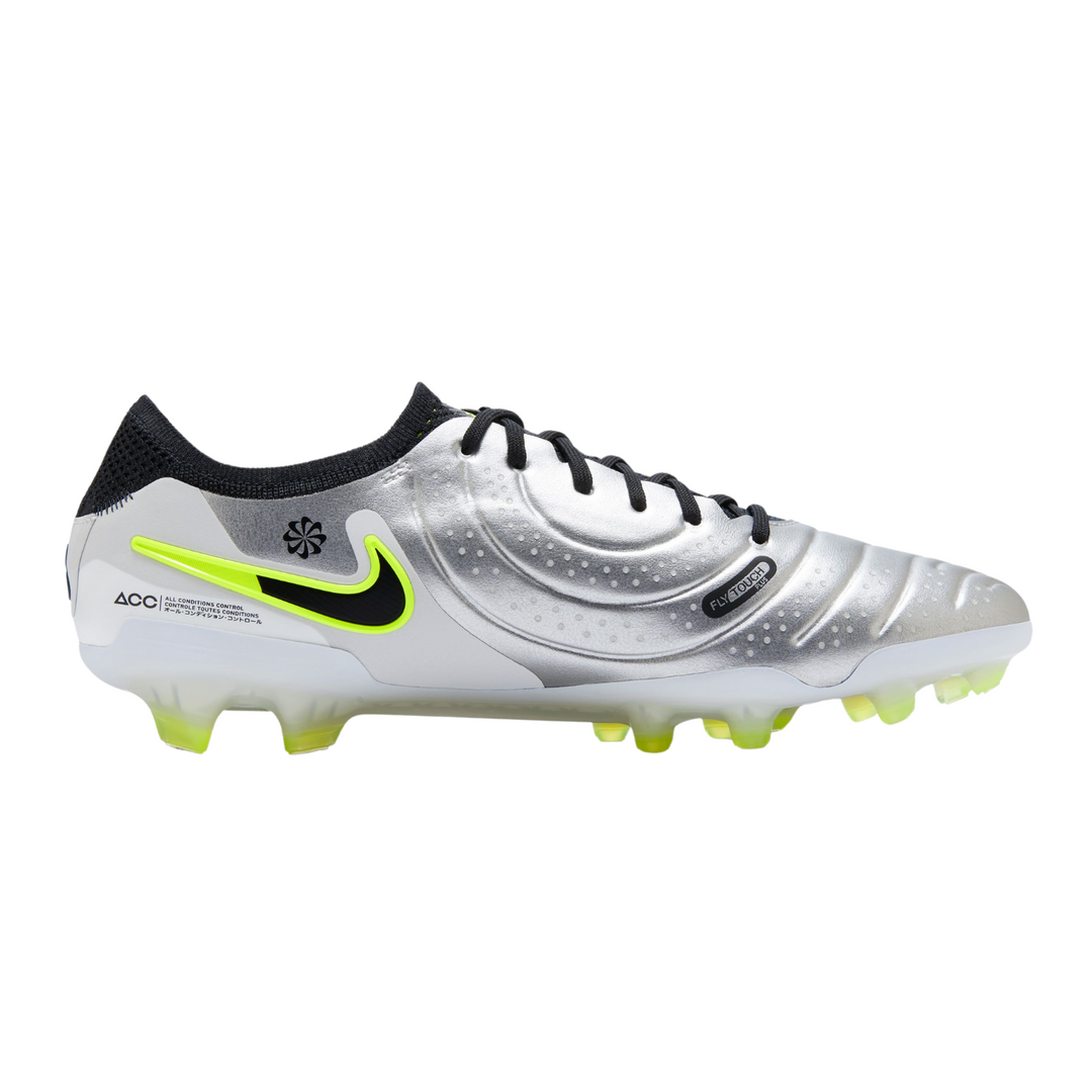 Legend 10 Elite FG - Metallic Silver/Black/Volt