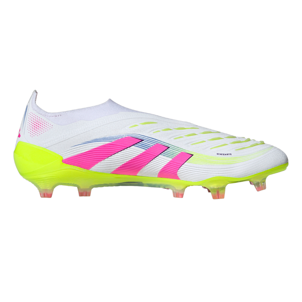 Predator Elite LL FG - Cloud White/Lucid Pink/Lucid Lemon by adidas at NUMBER 10 - Buy Now!