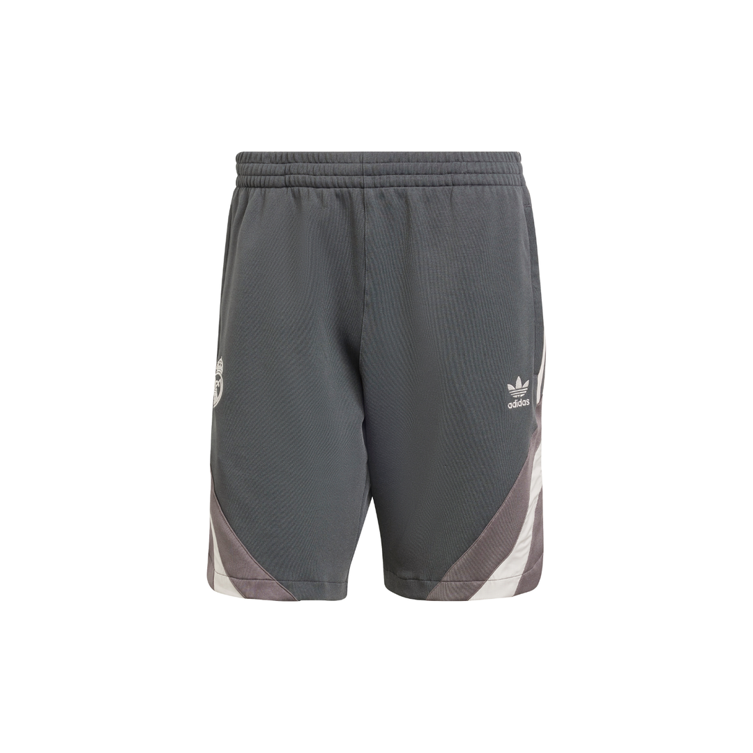 Real Madrid OG Shorts 24/25 - Grey/Putty Mauve by adidas at NUMBER 10 - Buy Now!