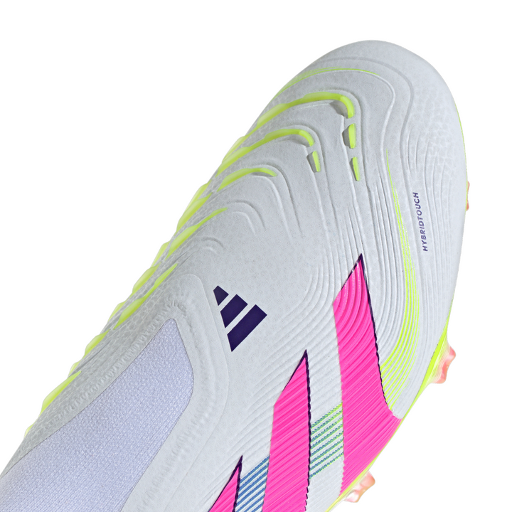 Predator Elite LL FG - Cloud White/Lucid Pink/Lucid Lemon by adidas at NUMBER 10 - Buy Now!