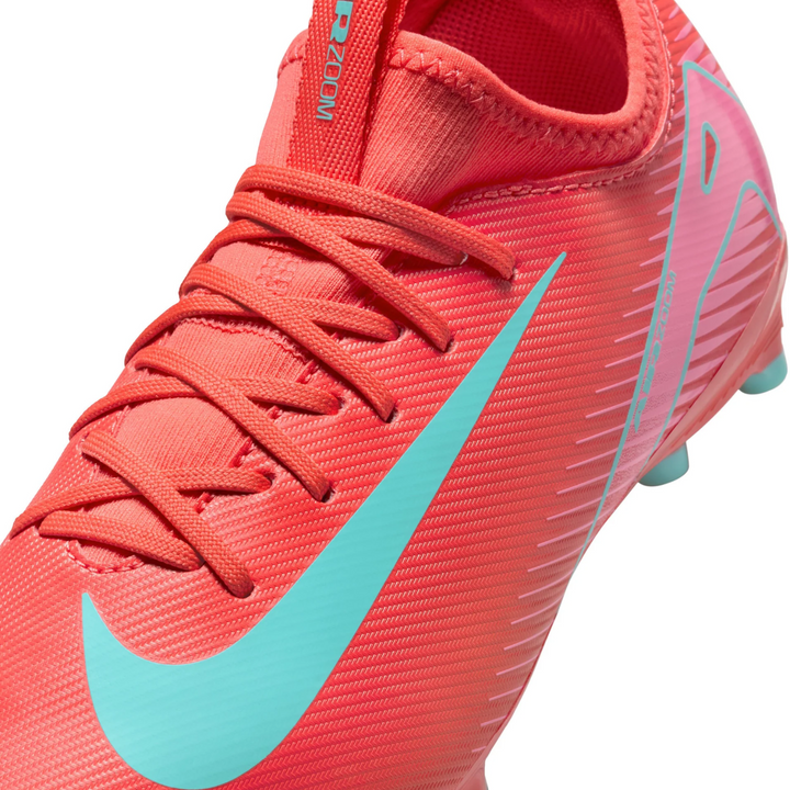 Jr Zoom Vapor 16 Academy FG/MG - Ember Glow/Aurora Green