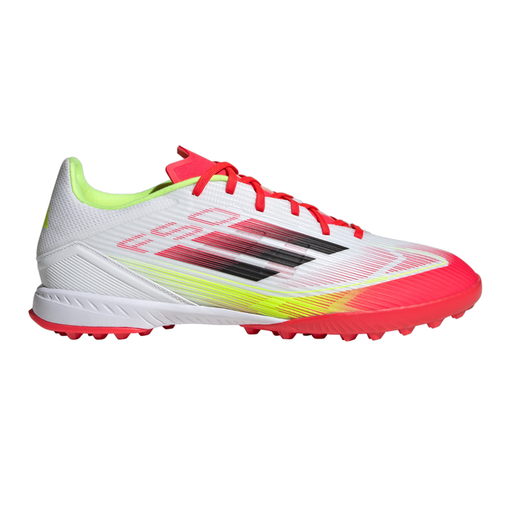 Kids F50 League TF - White/Core Black/Solar Yellow/Red by adidas at NUMBER 10 - Buy Now!