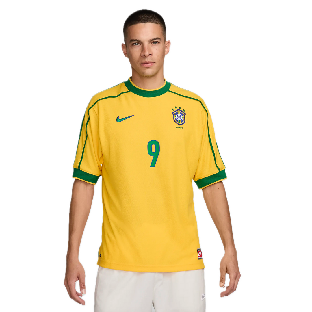 Ronaldo Brazil 1998 Reissued Home Shirt - Nike - NUMBER 10